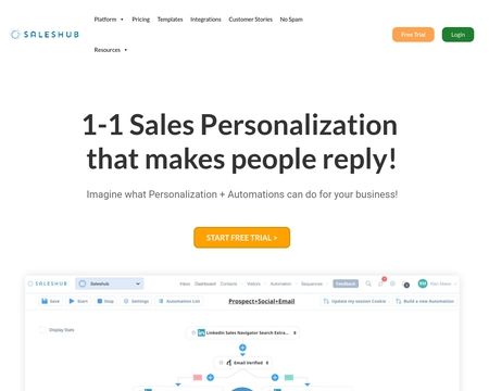 website thubmnail of Salestools.io