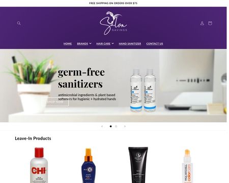 website thubmnail of Salon Savings