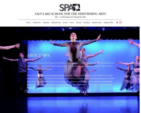 website thubmnail of Salt Lake School For The Performing Arts