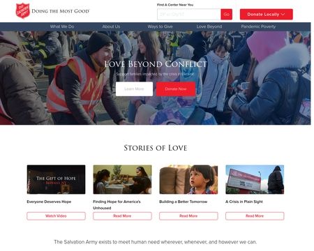website thubmnail of The Salvation Army