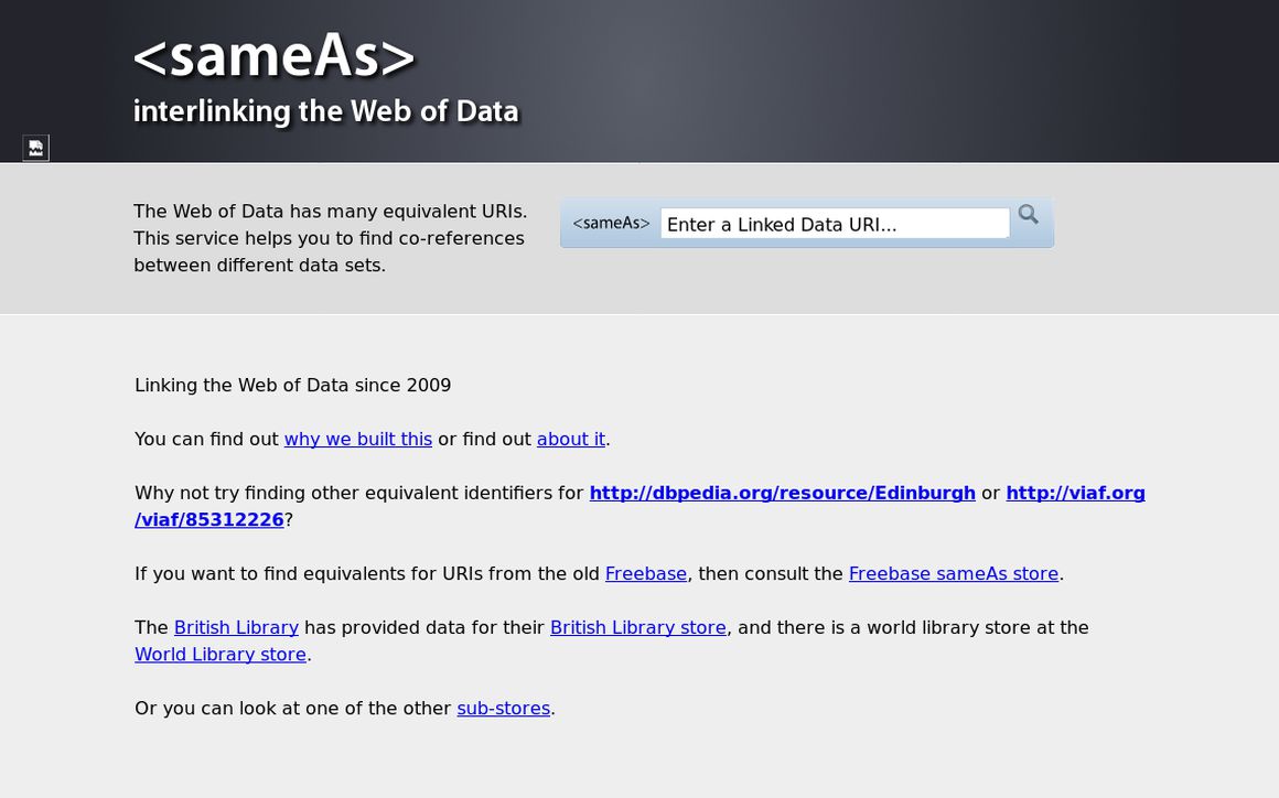 website thubmnail of Sameas.org