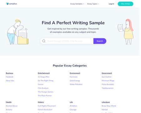 website thubmnail of Samplius