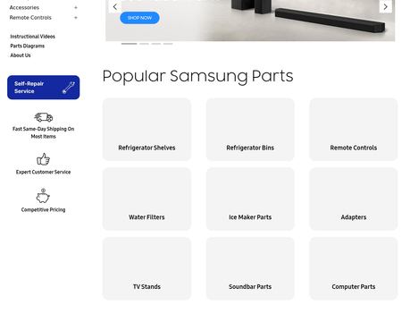 website thubmnail of SamsungParts