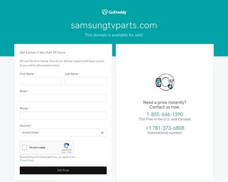 website thubmnail of Samsungtvparts