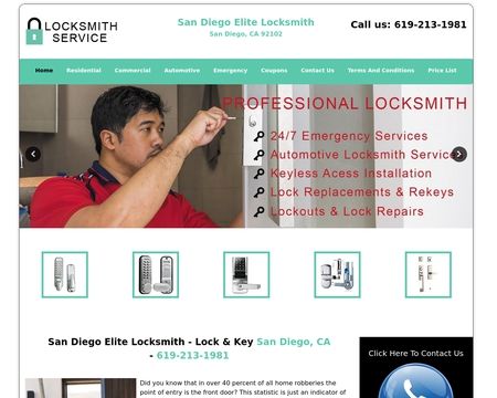 website thubmnail of Sandiegoelitelocksmith