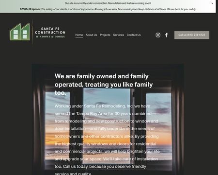 website thubmnail of Santafeconstructions
