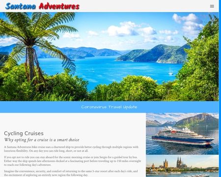 website thubmnail of Santana Adventures