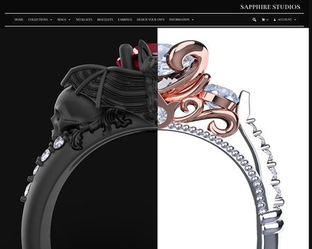 website thubmnail of Sapphirestudiosdesign