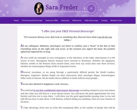 website thubmnail of Sara Freder