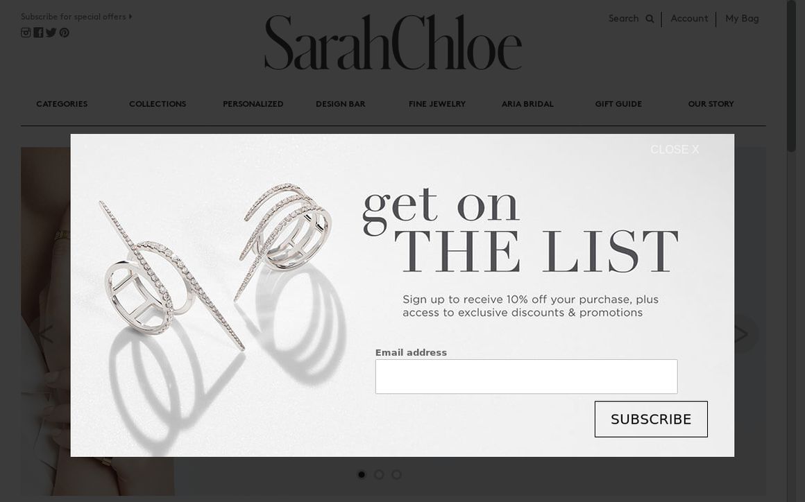 website thubmnail of Sarah Chloe
