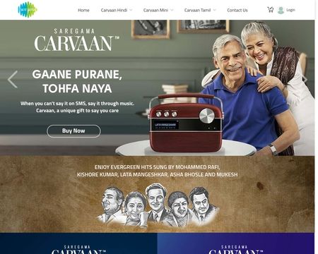 website thubmnail of Saregamacaravan.us