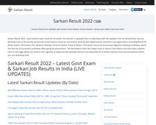 Thumbnail of Sarkariresult.sarkarijobs.com