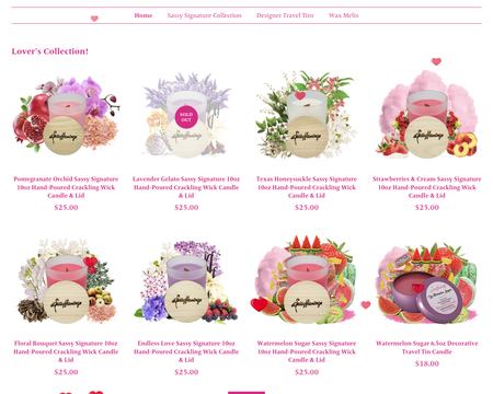 Sassy Flamingo Candles