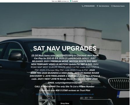 website thubmnail of SAT NAV