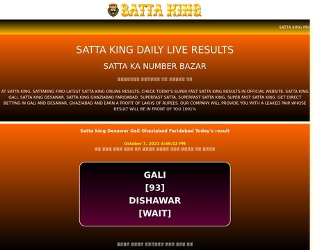 website thubmnail of Sattakingg.net