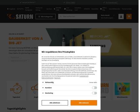 website thubmnail of Saturn