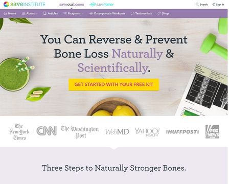 website thubmnail of SaveOurBones