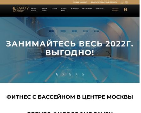 website thubmnail of Savoywellness.ru