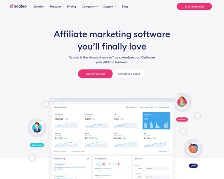 website thubmnail of Scaleo.io