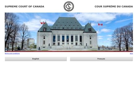 website thubmnail of Scc-csc.ca