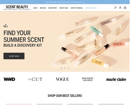 website thubmnail of Scent Beauty