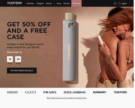 website thubmnail of Scentbird.7eer.net