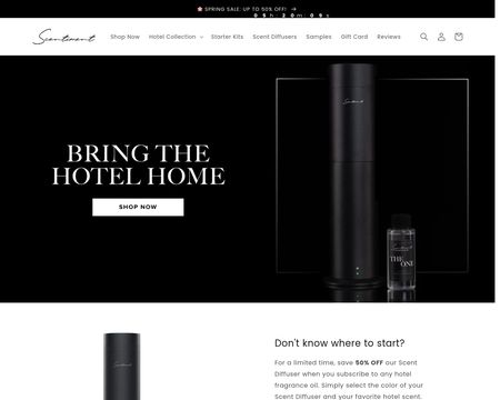 website thubmnail of Scentiment.co