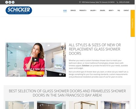 website thubmnail of SchickerShowerDoors