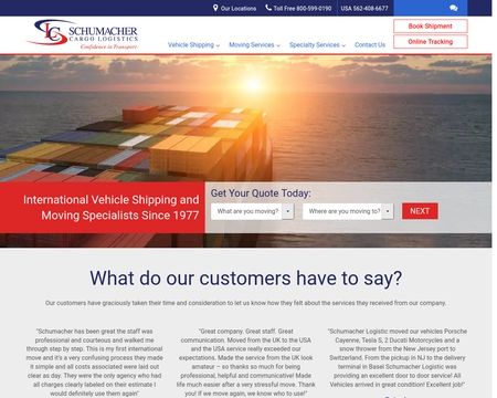 website thubmnail of Schumacher Cargo Logistics