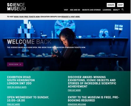 website thubmnail of Science Museum