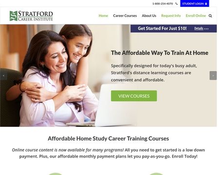 website thubmnail of Stratford Career Institute
