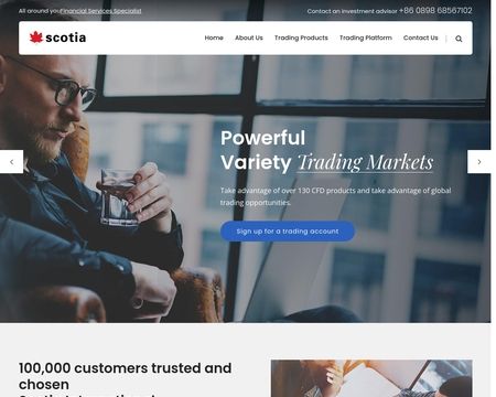 website thubmnail of Scotiaforex