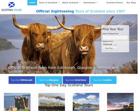 website thubmnail of ScottishTours.co.uk