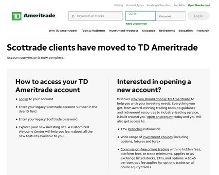 website thubmnail of Scottrade