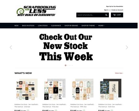 website thubmnail of Scrapbooking-for-less