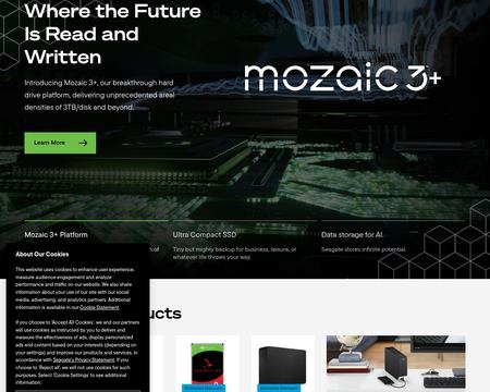 website thubmnail of Seagate Technology