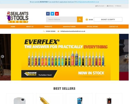 website thubmnail of Sealantsandtoolsdirect.co.uk