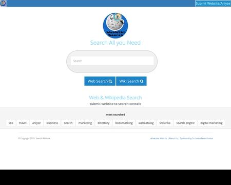 website thubmnail of Search-wiki.info