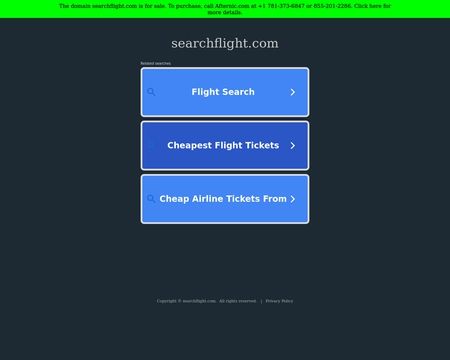website thubmnail of Searchflight