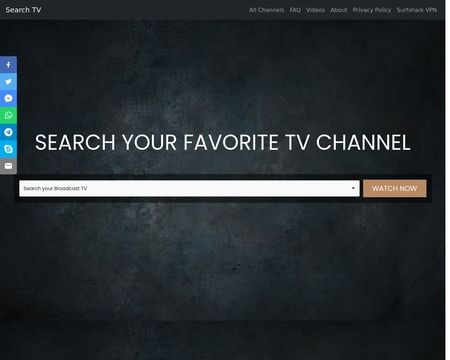 website thubmnail of Searchtv.net