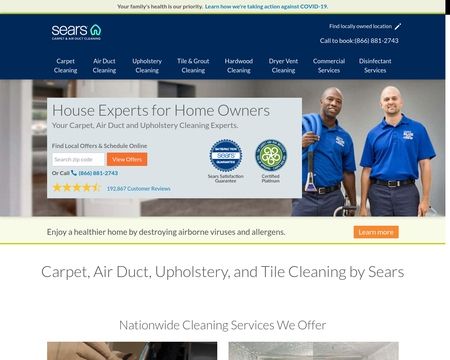 website thubmnail of SearsClean