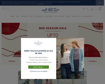 website thubmnail of Seasalt