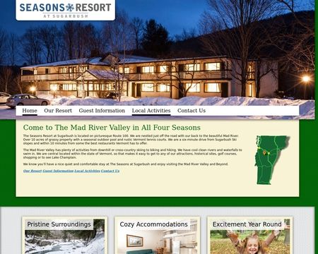 website thubmnail of The Seasons Resort At Sugarbush