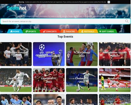 website thubmnail of Seatsnet