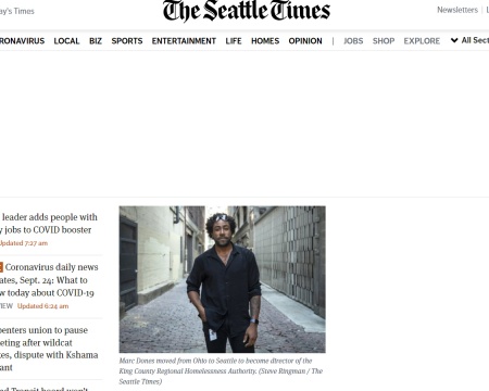 website thubmnail of The Seattle Times