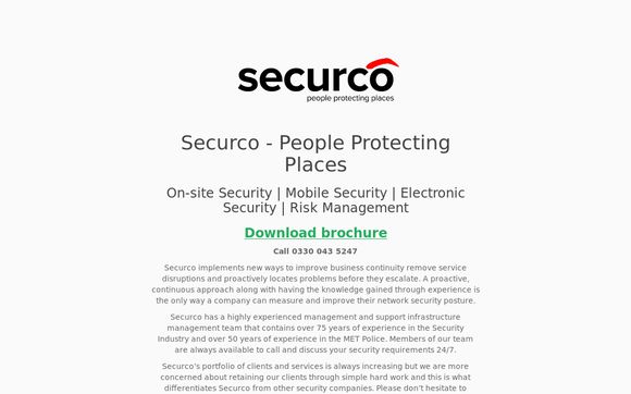 Thumbnail of Securco.co.uk