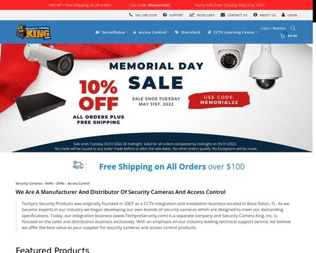 website thubmnail of Security Camera King
