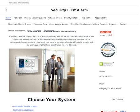 website thubmnail of SecurityFirstAlarm