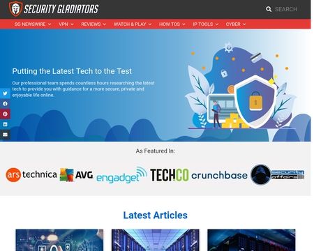 website thubmnail of Securitygladiators