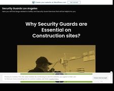 Thumbnail of Securityguardsinlosangeles.wordpress.com